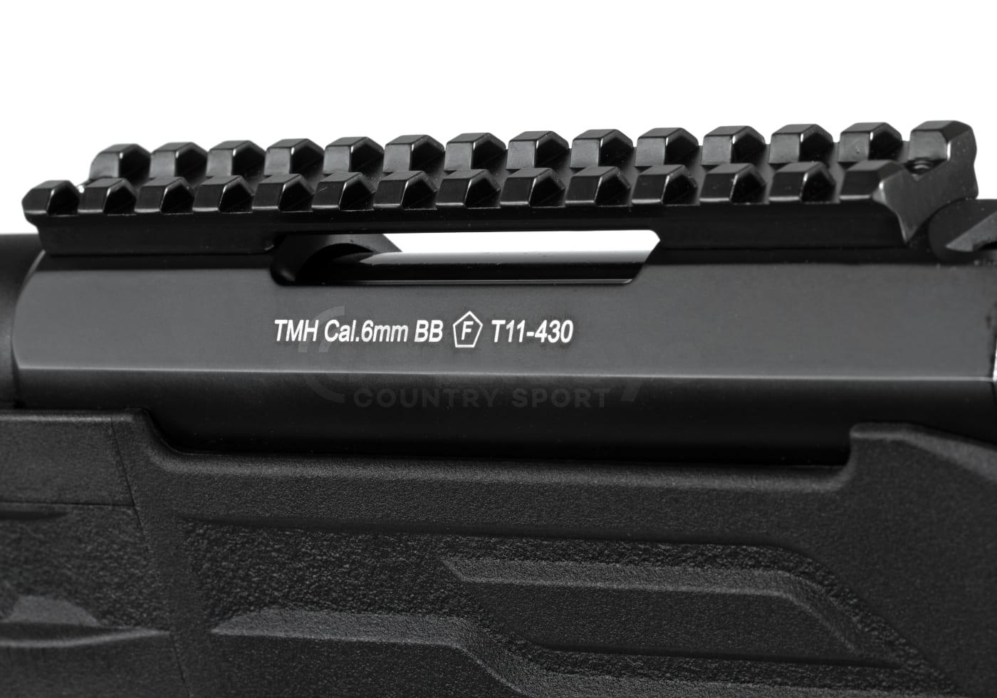 Action Army AAC T11 Airsoft Bolt Action Sniper Rifle Black