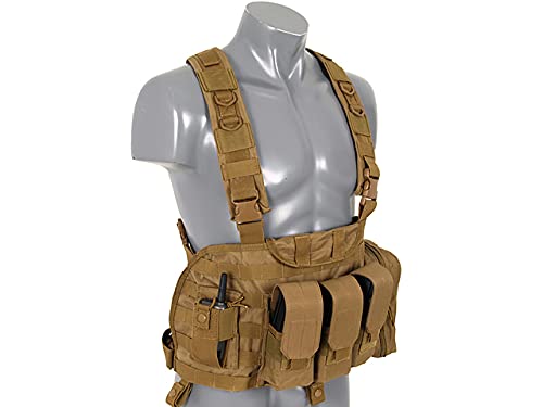 8 Fields Force Recon Chest Harness Airsoft Vest Coyote