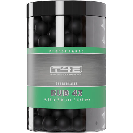 Umarex T4E Performance RUB .43 0.68 g Pellets Balls Black 500