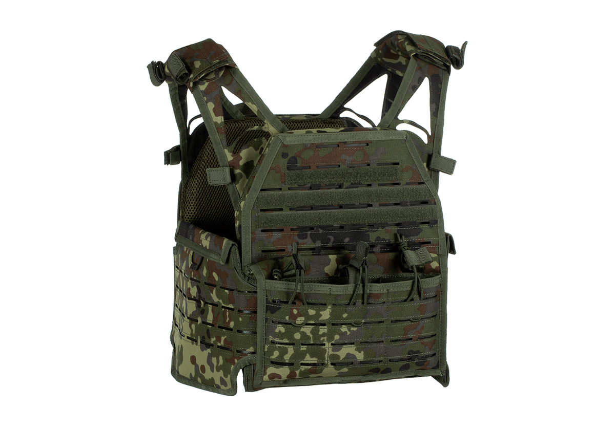 Invader Gear Reaper Plate Carrier Assault Vest Flecktarn Camo