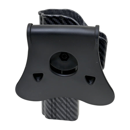 Amomax Retention Holster Carbon Fibre G 17/22/31 Black RH