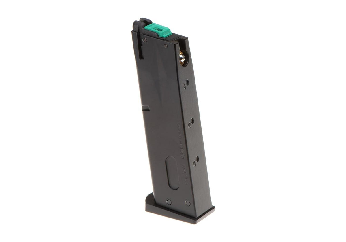 G&G GPM92 Green Gas Magazine 27rd GBB Black 6mm