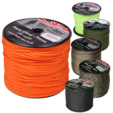 Web-Tex Paracord 100m Reel 