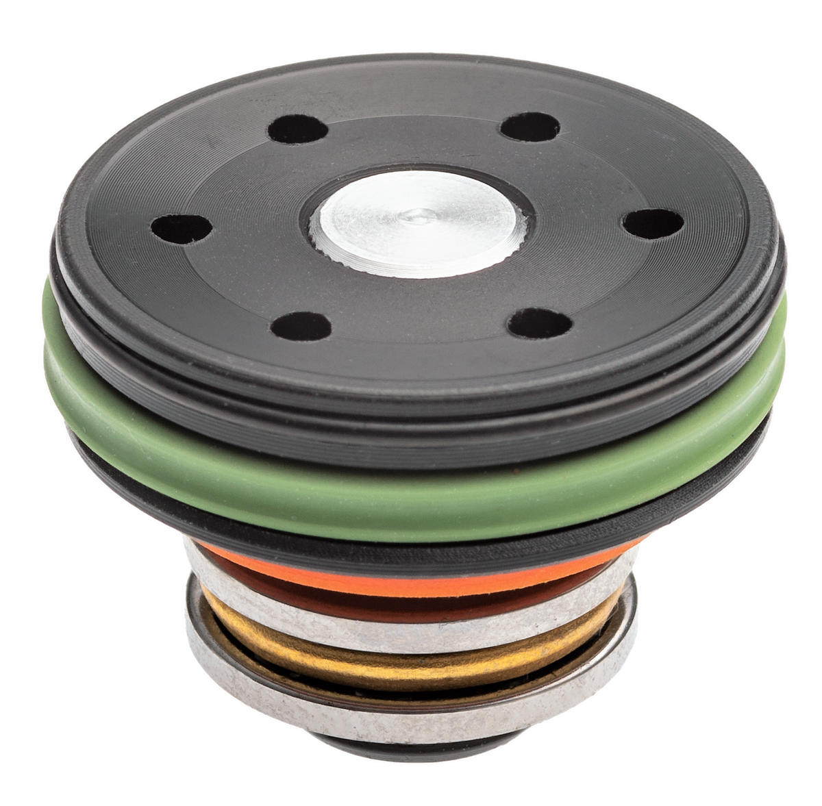 FPS Airsoft Gearbox POM Double O-Ring Bearing Piston Head 
