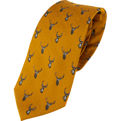 Jack Pyke Stag Country Wear Silk Tie 