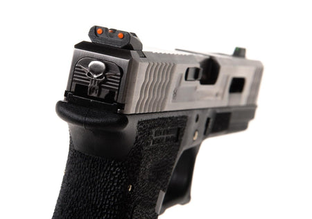 WE Airsoft G-Force EU17 SV Silver Barrel Silver Slide Black Frame Green Gas Pistol