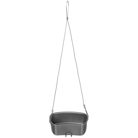 Fox Outdoors Titanium 3-part Mess Tin Kit Cook Pot Folding Handles 