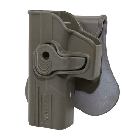 Amomax G-Series Holster LEFT Handed 17/22/31 Dark Earth 