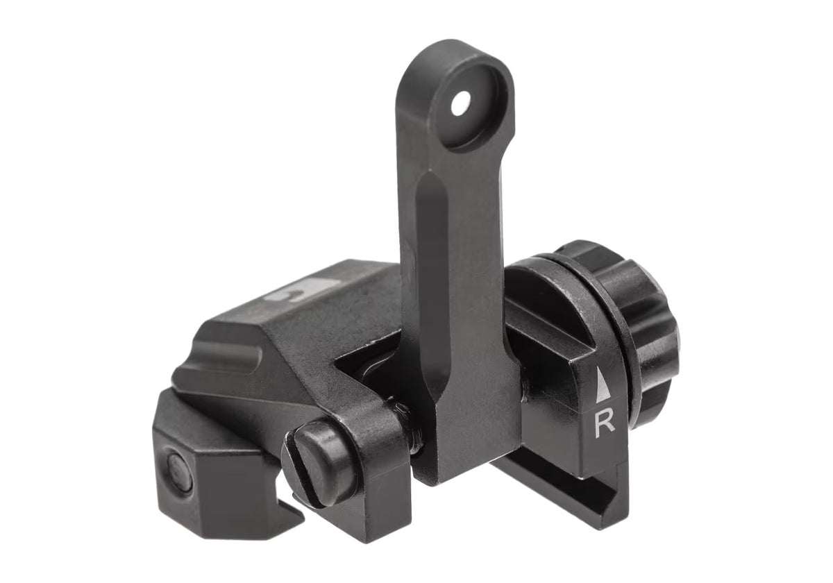 Claw Gear Rifle Rear Flip Up Sight Black