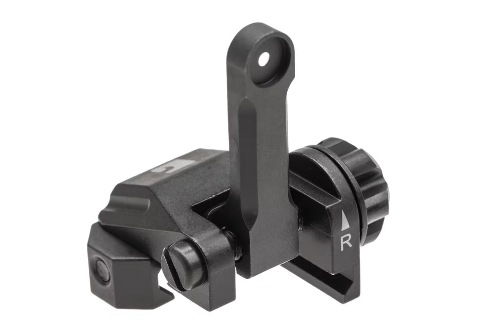Claw Gear Rifle Rear Flip Up Sight Black
