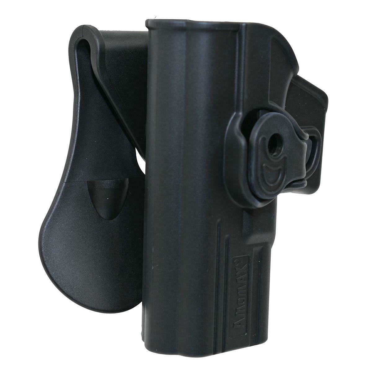 Amomax Retention Holster G-Series 17/22/31 Black L/H
