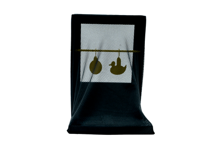 ASG Airsoft Shooting Target & BB Trap 17x17cm With 2 Metal Spinner