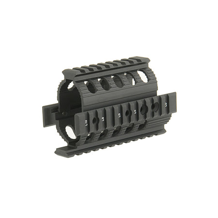 Cyma Airsoft AK74U Quad-Rail Handguard Black
