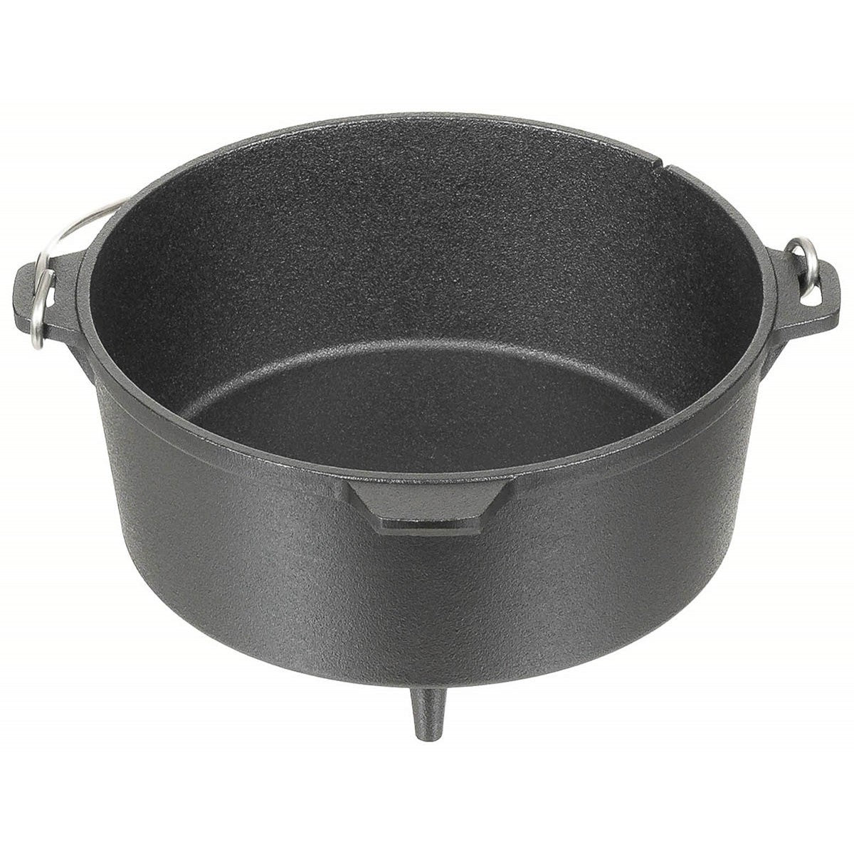 Fox Outdoors Dutch Pot Oven Cast Iron Cooking Pot 3.8 ltr