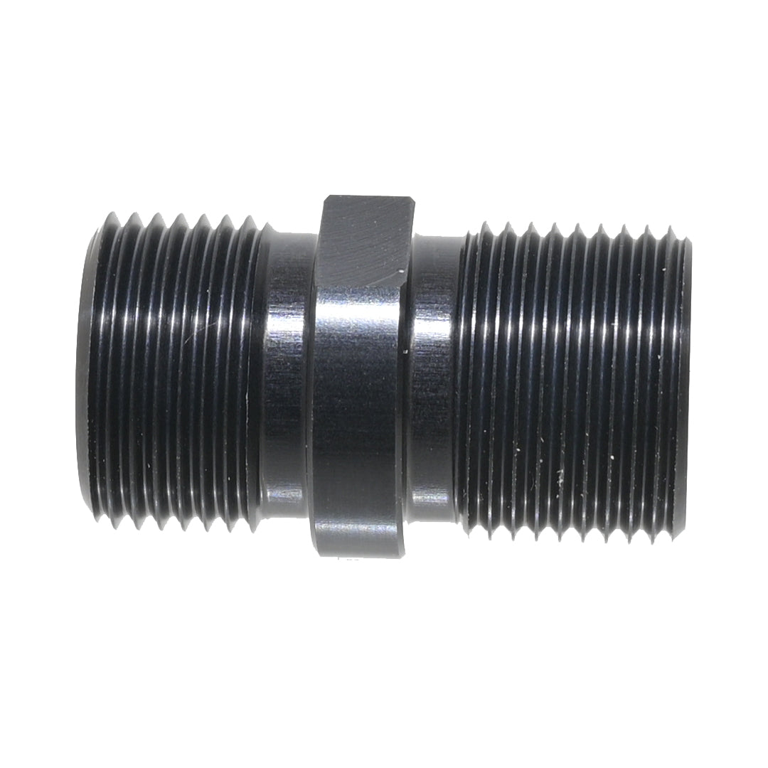 LPE CNC Machined 14mm CCW Male - 14mm CCW Male Thread Adapter 