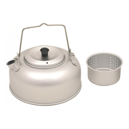 Fox Outdoors Camping Tea Kettle with Tea Strainer Aluminium 950ml 