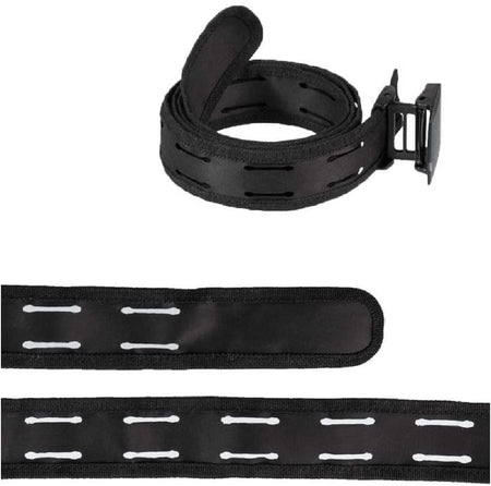 Mil-Tec Laser Cut Quick Release Belt Black