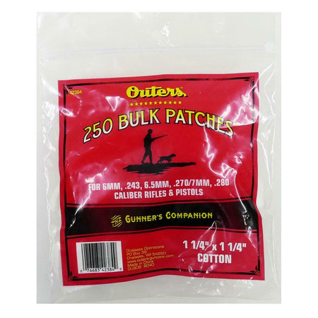 Outers Rifle Cleaning Patches .243 