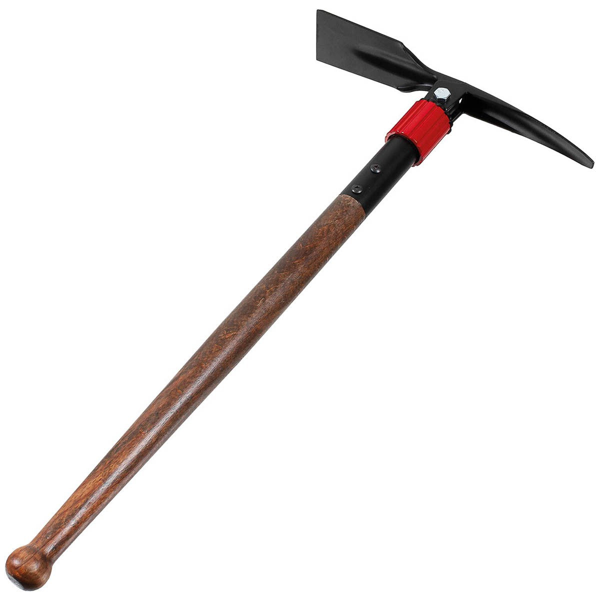 MFH Folding Pickaxe With Wooded Shaft