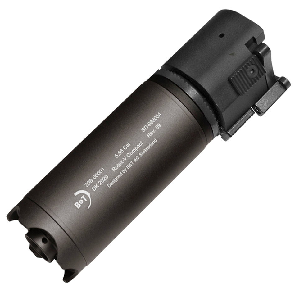 ASG B&T Rotex-V Barrel Extension Mock Suppressor Compact 130mm Grey