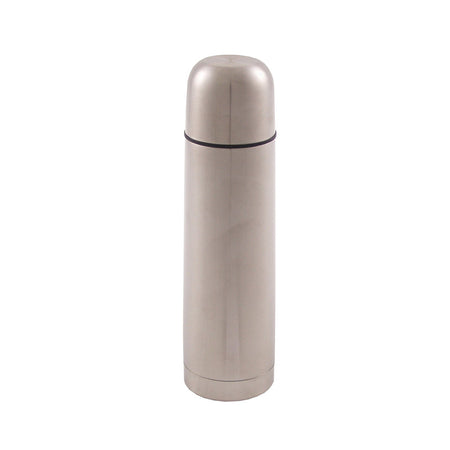 Fox Outdoors Vacuum Thermos Stainless Steel Flask Silver 1Ltr 