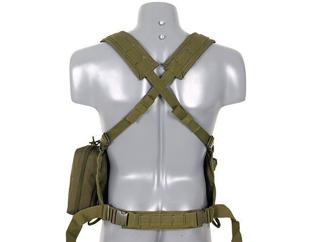 8 Fields Force Recon Chest Harness Vest Green 