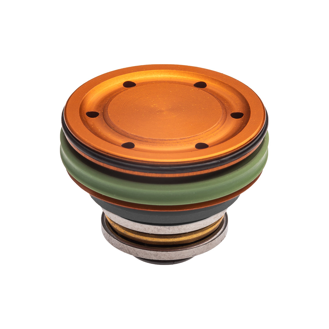 FPS Airsoft CNC Ergal AEG Piston Head Double O-Ring Ball Bearing