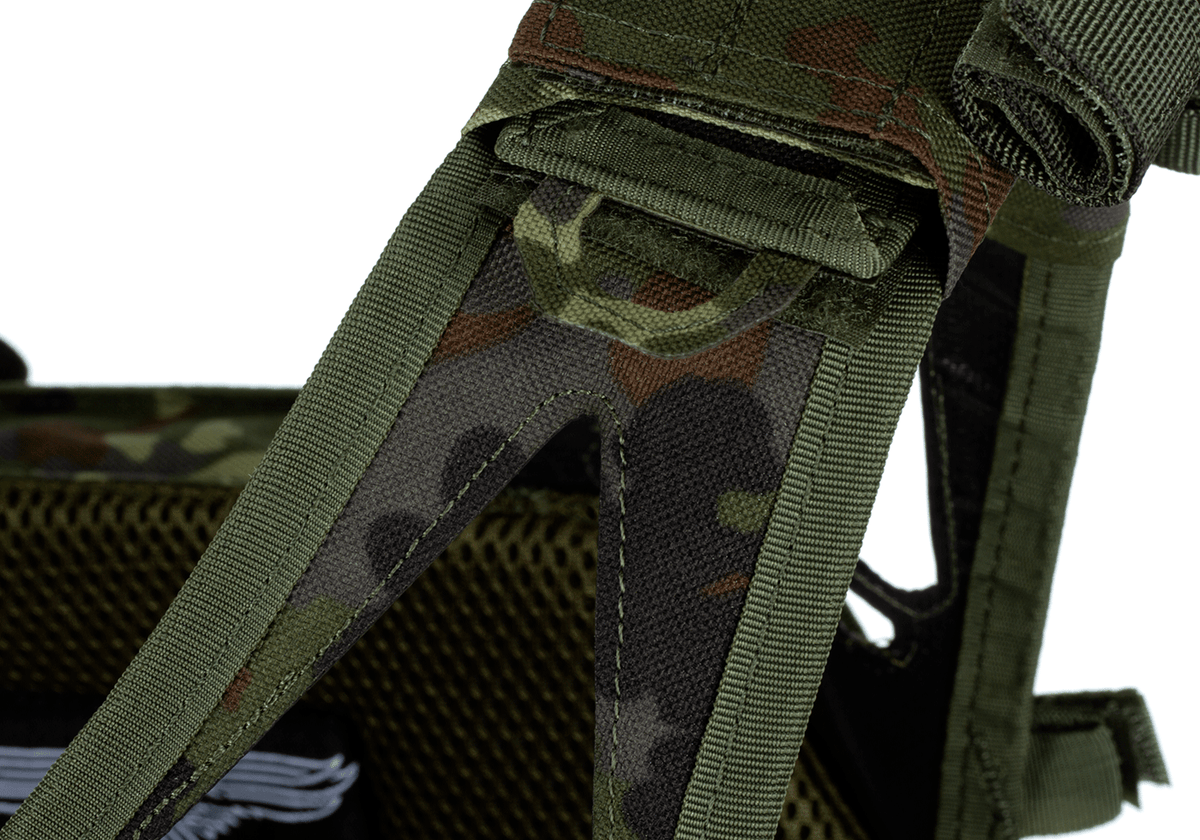 Invader Gear Reaper Plate Carrier Assault Vest Flecktarn Camo