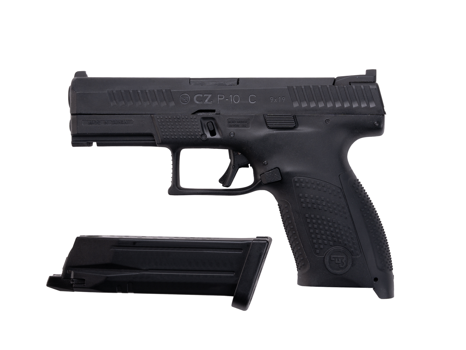 ASG CZ P-10C Airsoft Pistol Full Polymer Version GBB Black