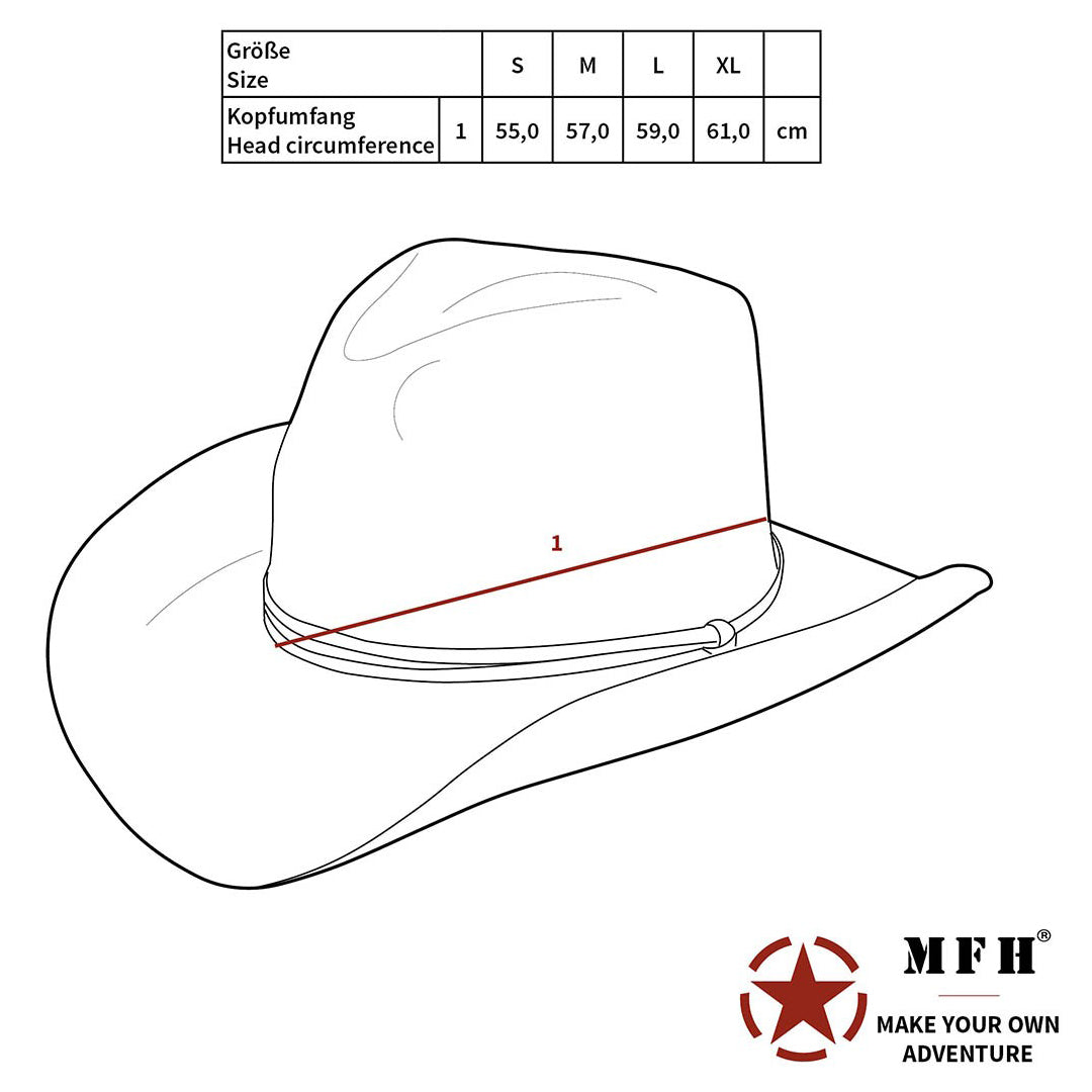 MFH British Boonie Bush Hat Special Forces OD Green