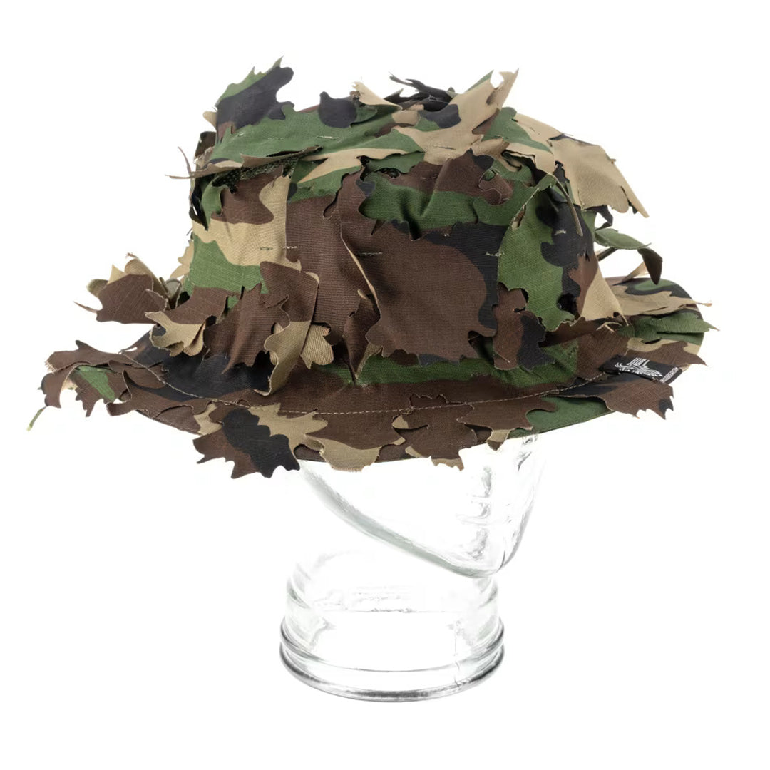 Invader Gear 3D Leaf Boonie Bush Hat Ghillie Woodland Camo