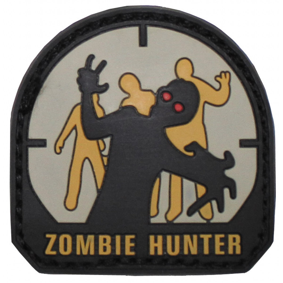 MFH Rubber Patch Zombie Hunter Hook & Loop 5X5cm 