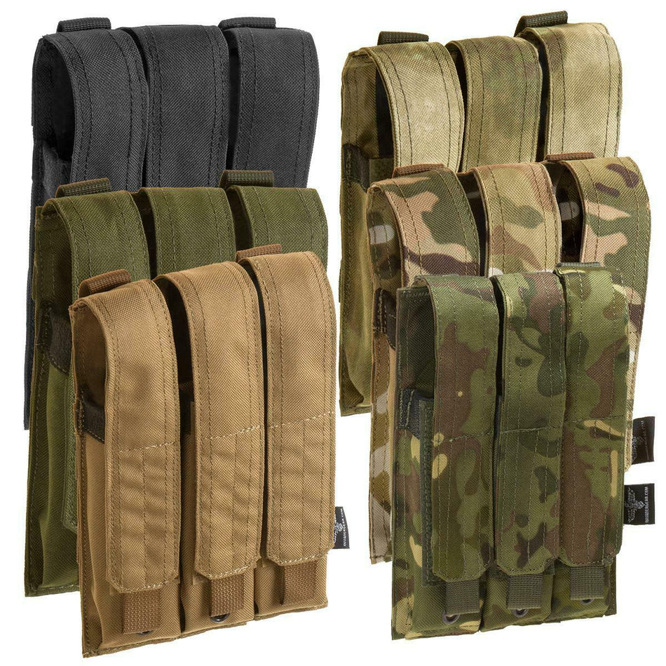 Invader Gear Triple Mp5 Magazine Pouch Molle