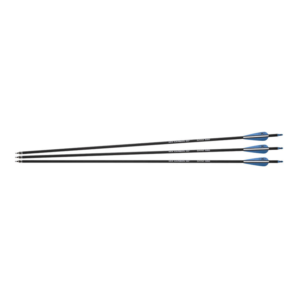 Umarex Archery NXG Carbon Mix Bow Arrows 30" Spine 550 3 pcs