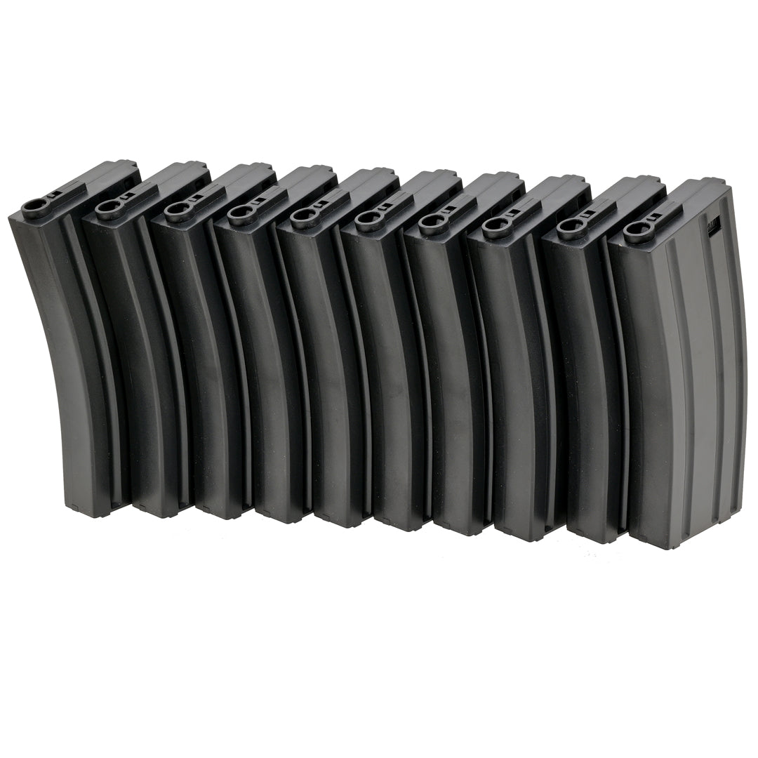 Strike Systems Airsoft Magazine M4 Series Pack 10pcs 140 Rds Black 6mm bb