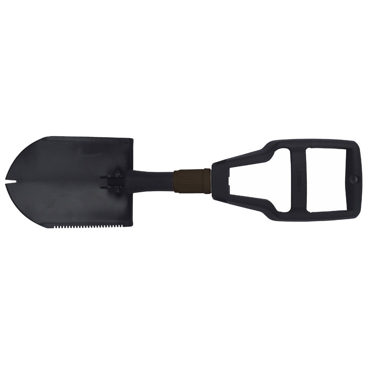 MFH US Army Style Folding Spade Trench Shovel Handle Black