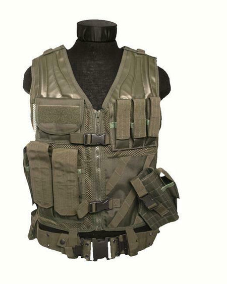 Mil-Tec USMC Quick Draw Airsoft Vest Green
