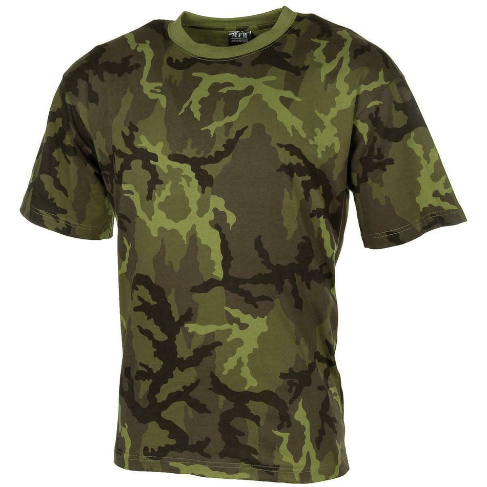 MFH Army Style T-Shirt Czech Camo M95 