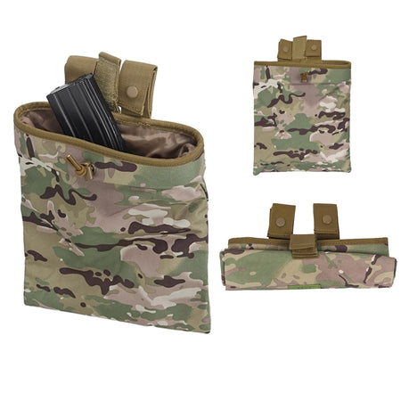 8 Fields Airsoft Dump Bag Pouch Foldable Molle 