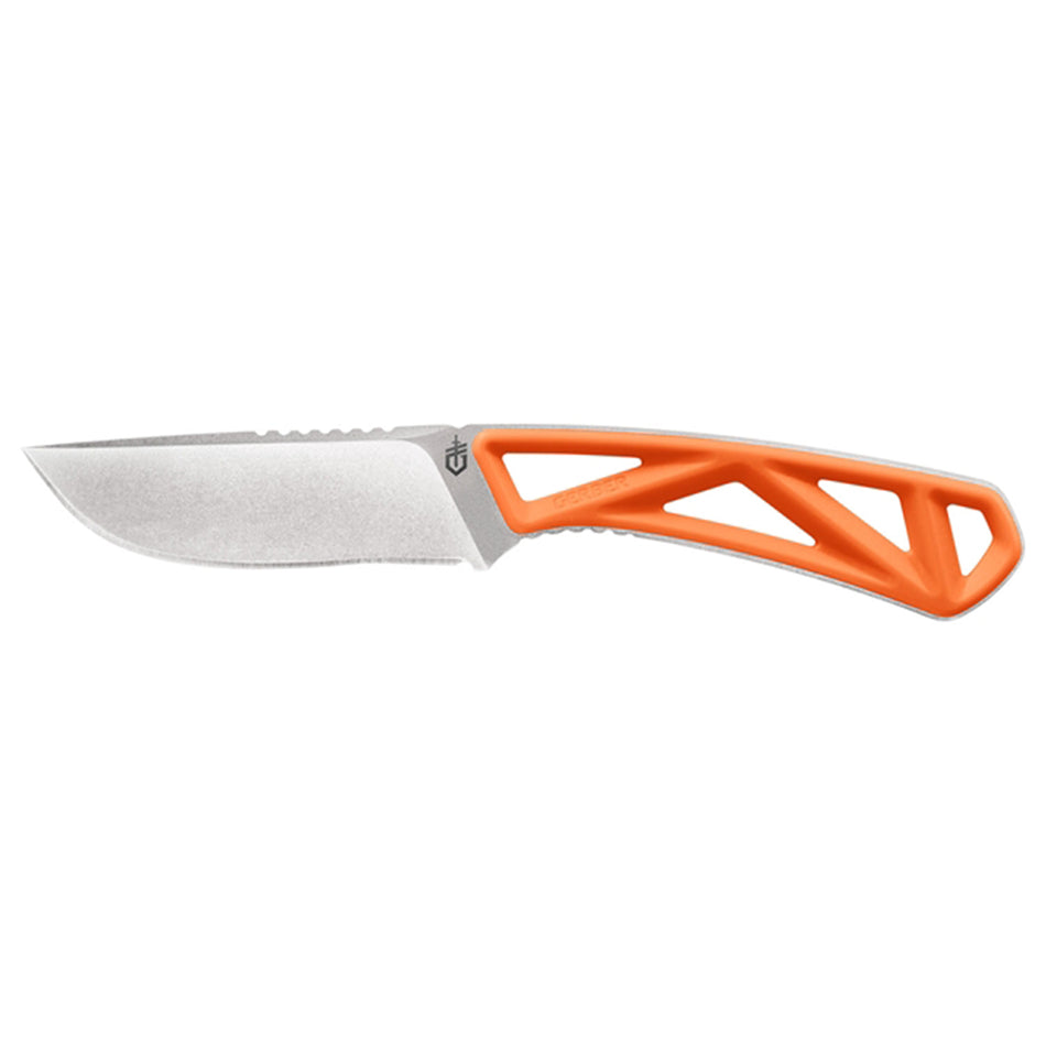 Gerber Exo-Mod Drop Point Fixed Blade Knife Orange Handle