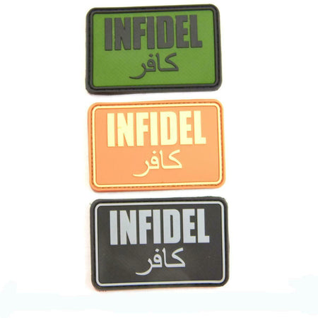 PVC Infidel Patch Rubber PVC Moral 