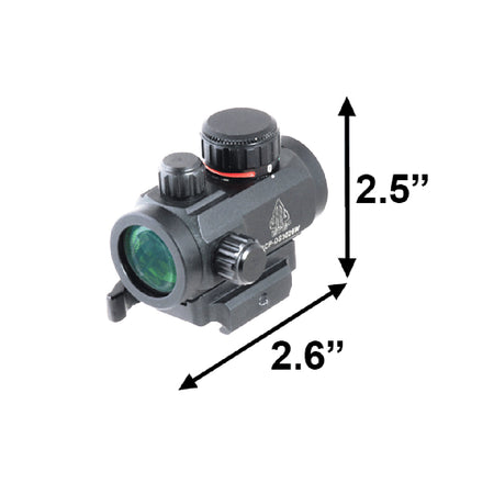 Leapers UTG 2.6" ITA Red / Green CQB Micro Dot Scope with Integral QD Mount