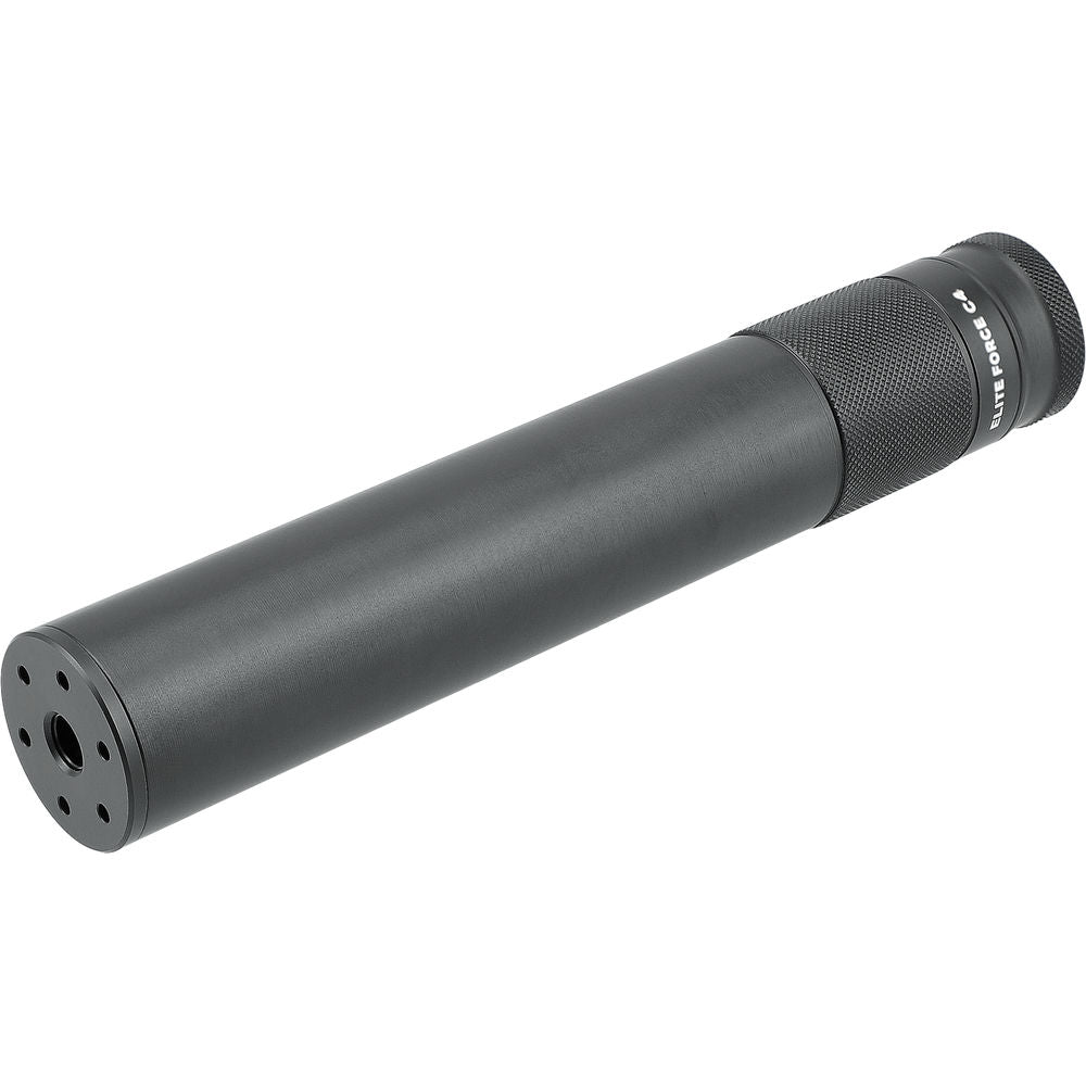 Elite Force C4 Mock Airsoft Suppressor 200mm Black 14mm CCW