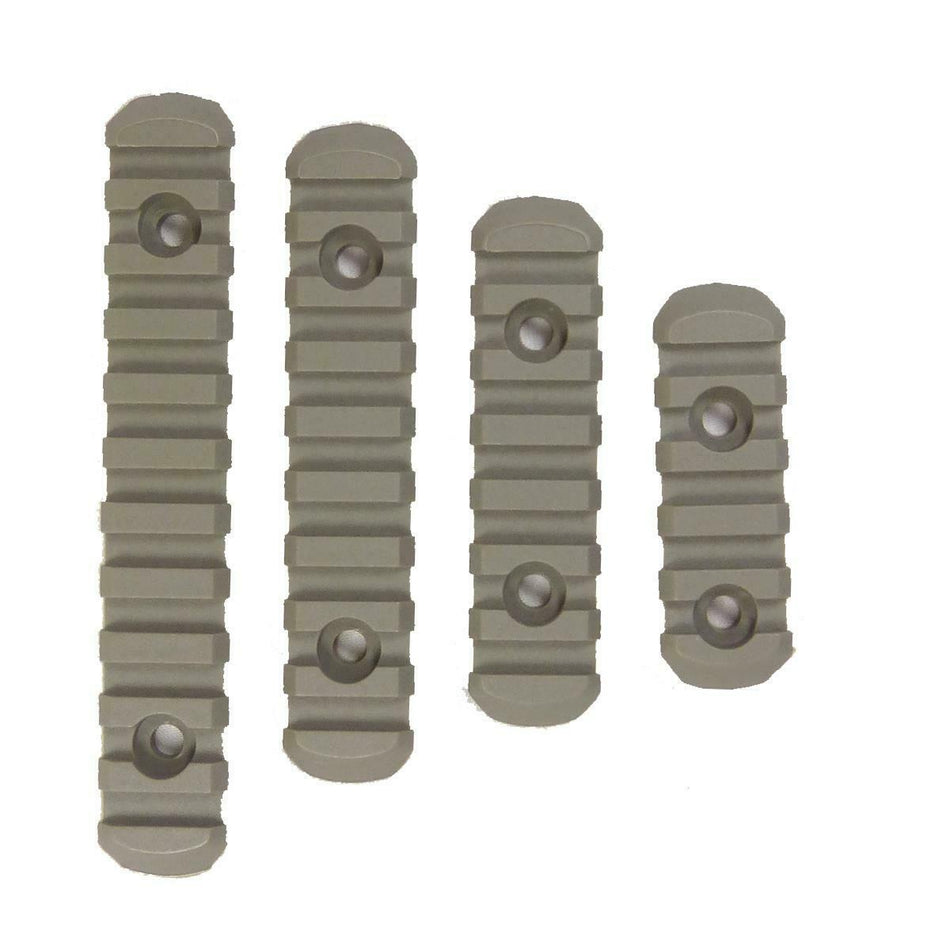 Element Polymer 4 Piece MPOE Airsoft Rail Set 20mm EX254