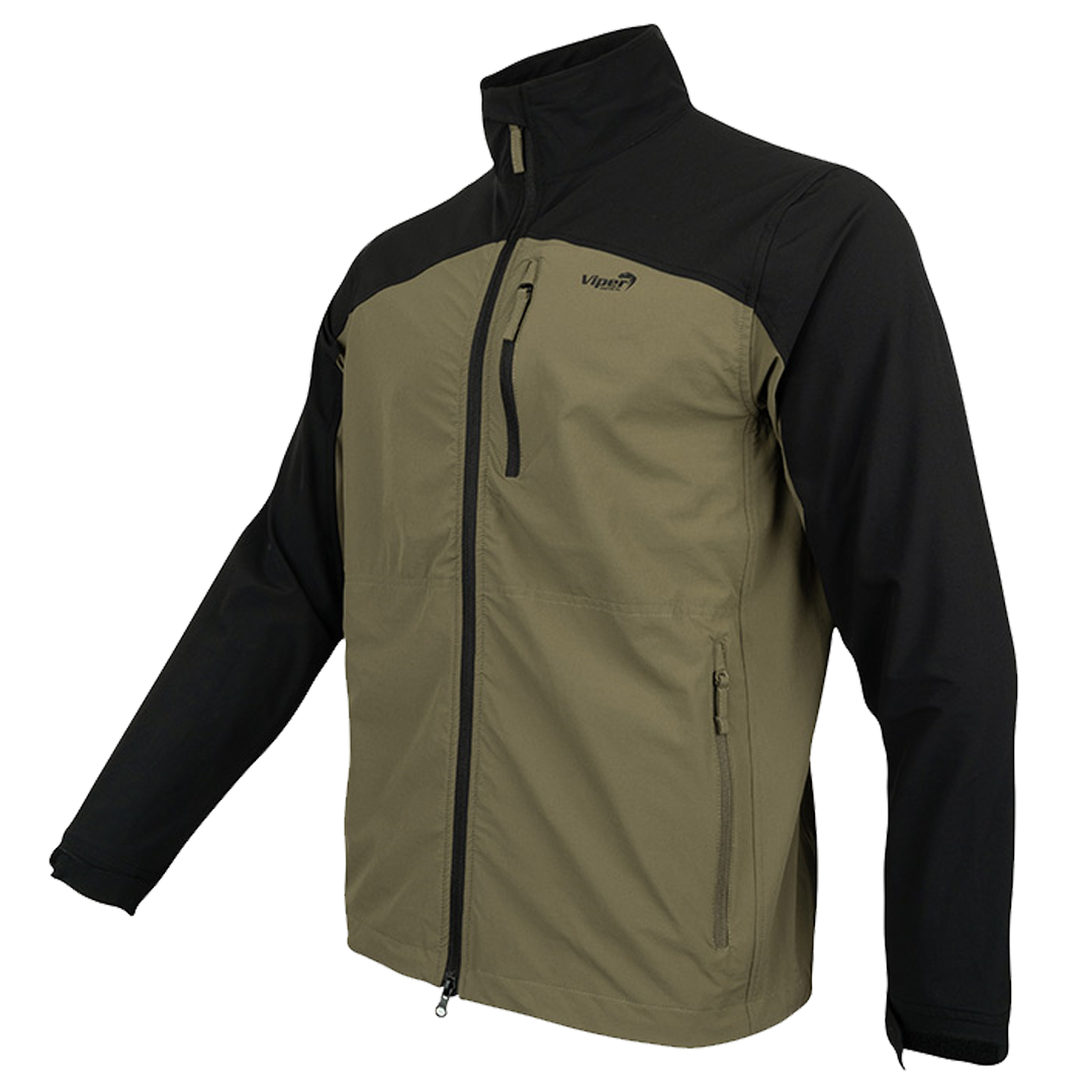Viper Mens Lightweight Softshell Jacket Green