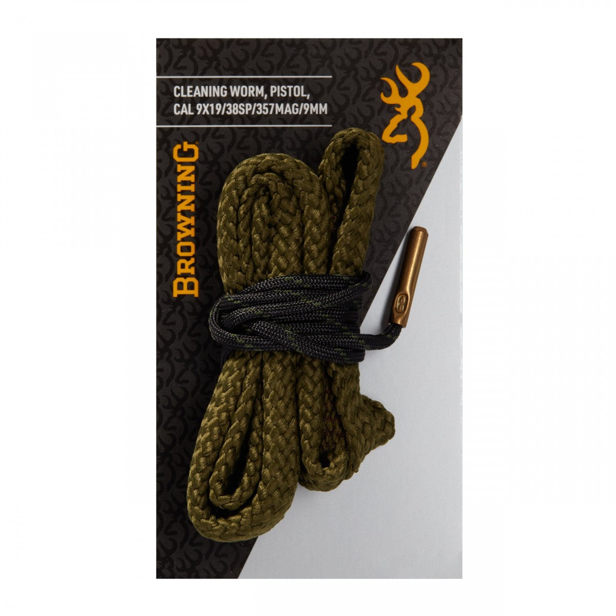 Browning Pistol Bore Debur Cleaning Worm Rope Snake 9X19 38SP 357 MAG 9mm