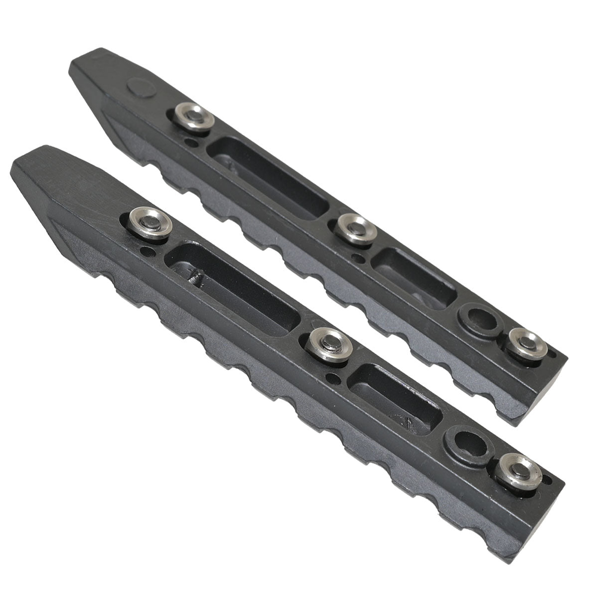 ARES Amoeba 4.5" KeyMod Rail Sections Black 2 Pack