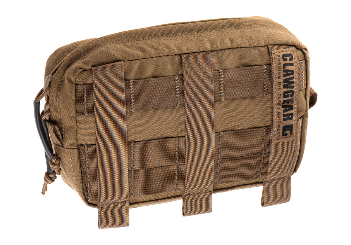 Claw Gear Utility Pouch Medium Zipper Molle Horizontal 