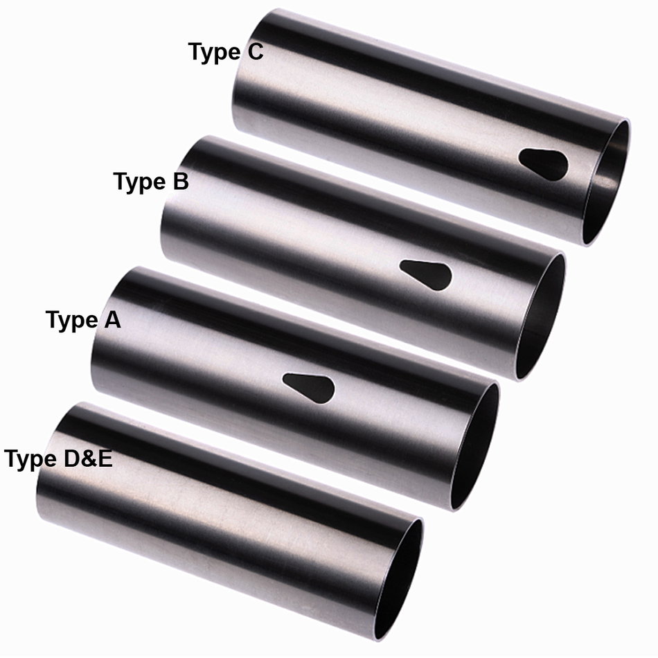 Retro Arms Airsoft Gearbox Stainless Steel Cylinder Fluted Cylinder