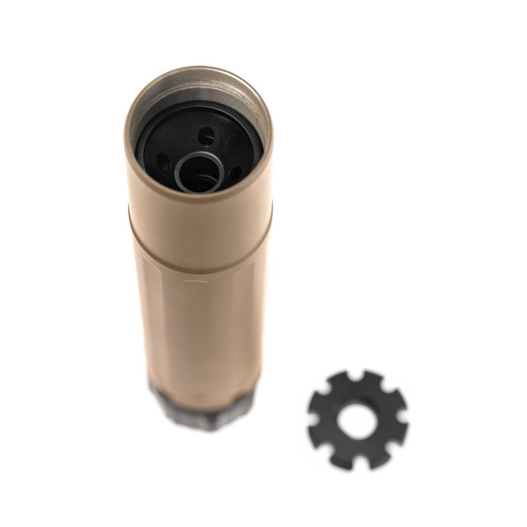 PTS Airsoft Dead Air Sandman-S Mock Suppressor Dark Earth 148mm